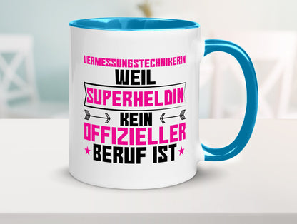 Superheldin Vermessungstechnikerin | Techniker Humor Geschenkidee Tasse