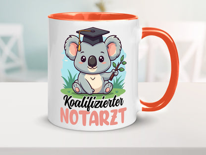Koalifizierter Notarzt | Arzt Geschenk Humor Geschenkidee lustiger Spruch Tasse
