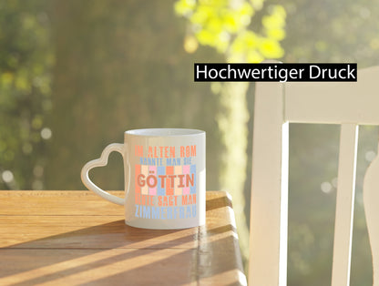 Heute sagt man: Zimmerfrau| Holzbau | Handwerkerin lustiger Spruch Geschenk