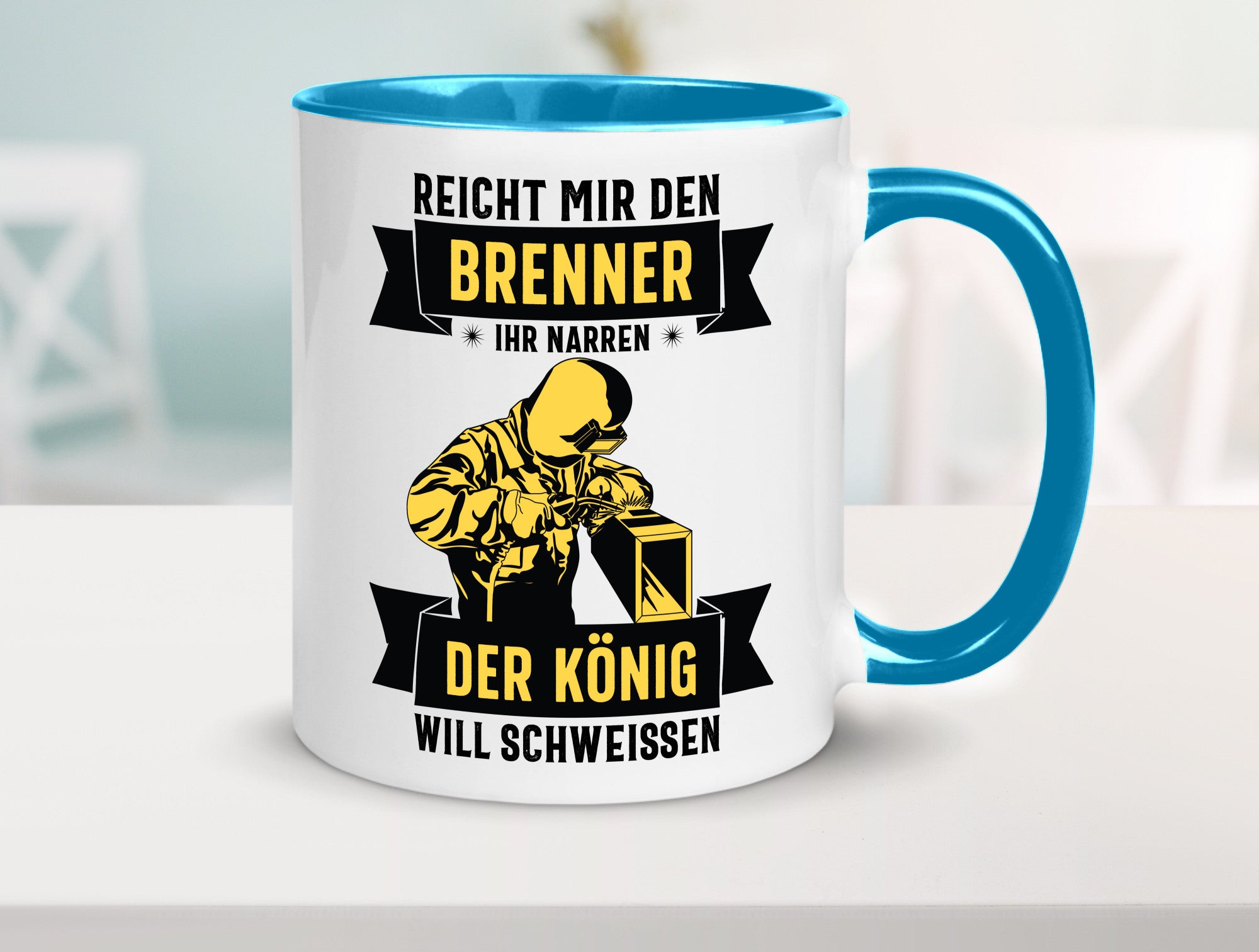 König will schweissen | Schweisser Sterne lustiger Spruch Geschenk Humor