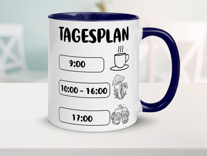Tagesplan Pilzsammler | Pilze Wald v2 Geschenk Humor Geschenkidee lustiger