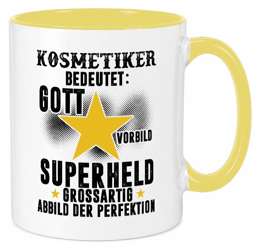 Bedeutung von Kosmetiker | Kosmetik Stylist Visagist Geschenkidee Humor Tasse