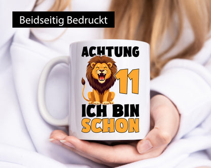 11. Geburtstag | 11 Jahre Löwe Humor Geschenkidee Tasse