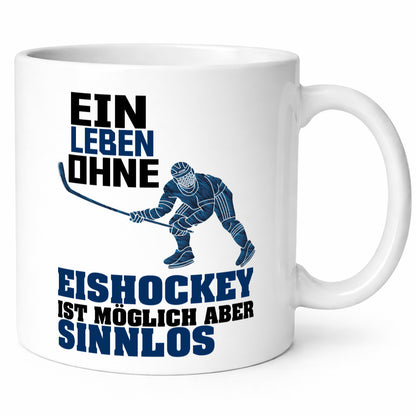 Eishockey | Eishockeyspieler Tasse Eishockeyfan lustiger Spruch Geschenk Humor