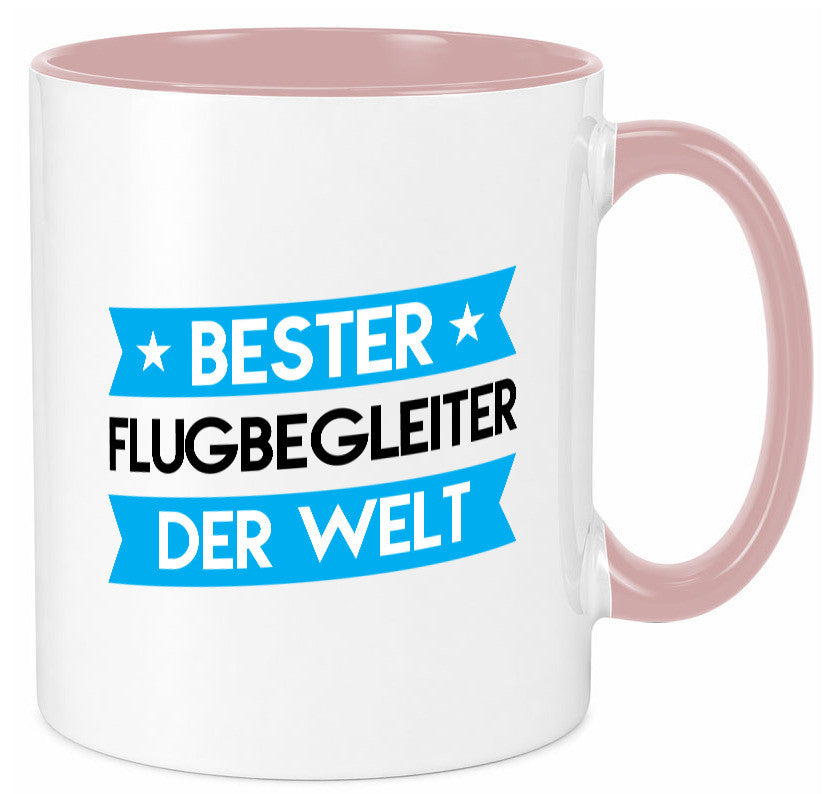 Bester Flugbegleiter | Steward Flughafen Humor Geschenkidee Tasse