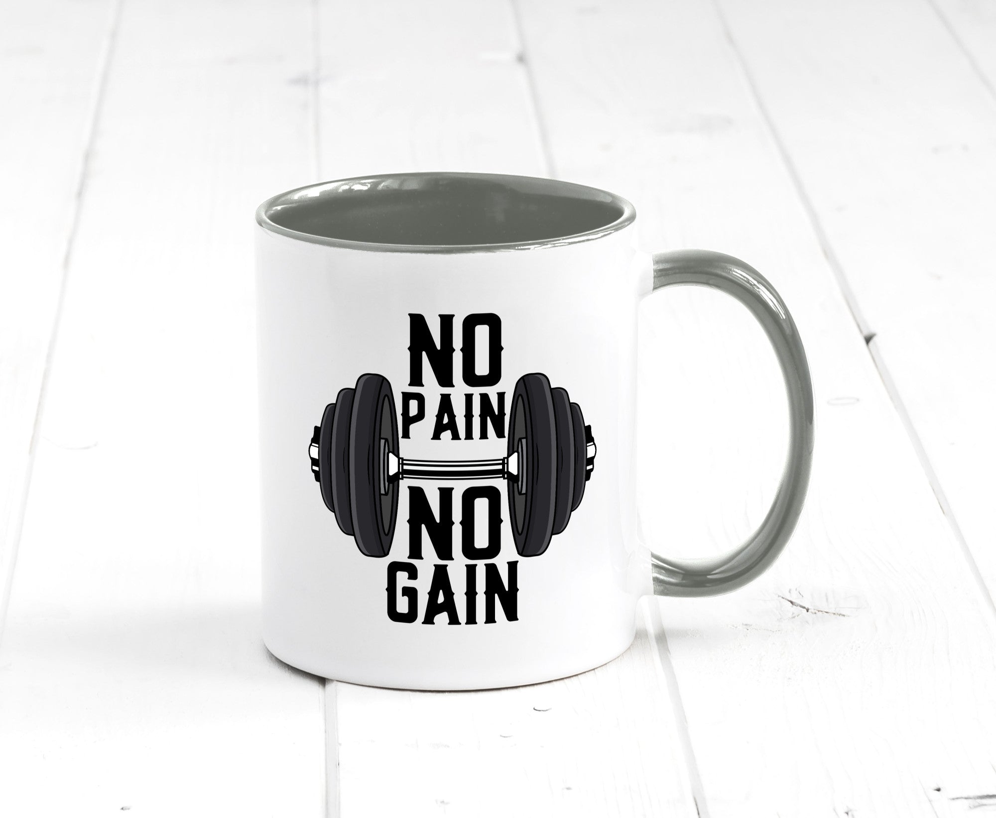 No Pain Gain | Training Motivation Fitness Pumpen lustig Humor Geschenkidee