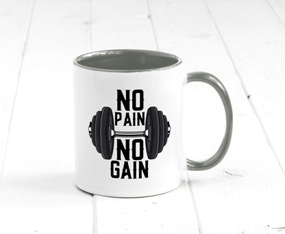 No Pain Gain | Training Motivation Fitness Pumpen lustig Humor Geschenkidee