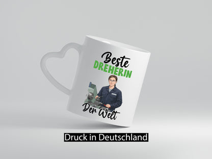 Beste Dreherin | Fräser Dreher Geschenkidee Humor Tasse