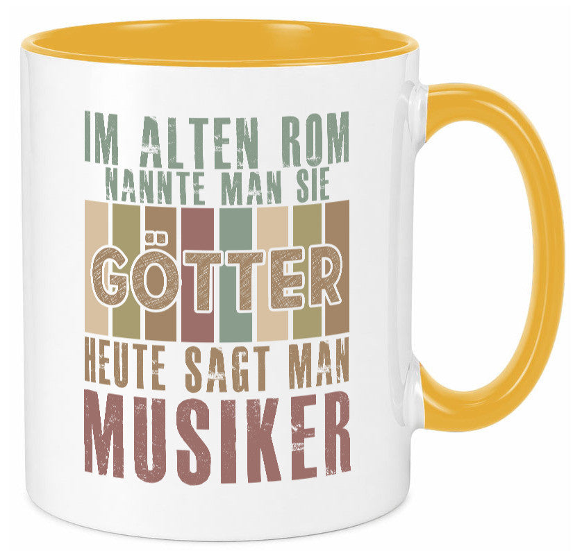Heute sagt man: Musiker | Musik Musikant Humor Geschenkidee Tasse