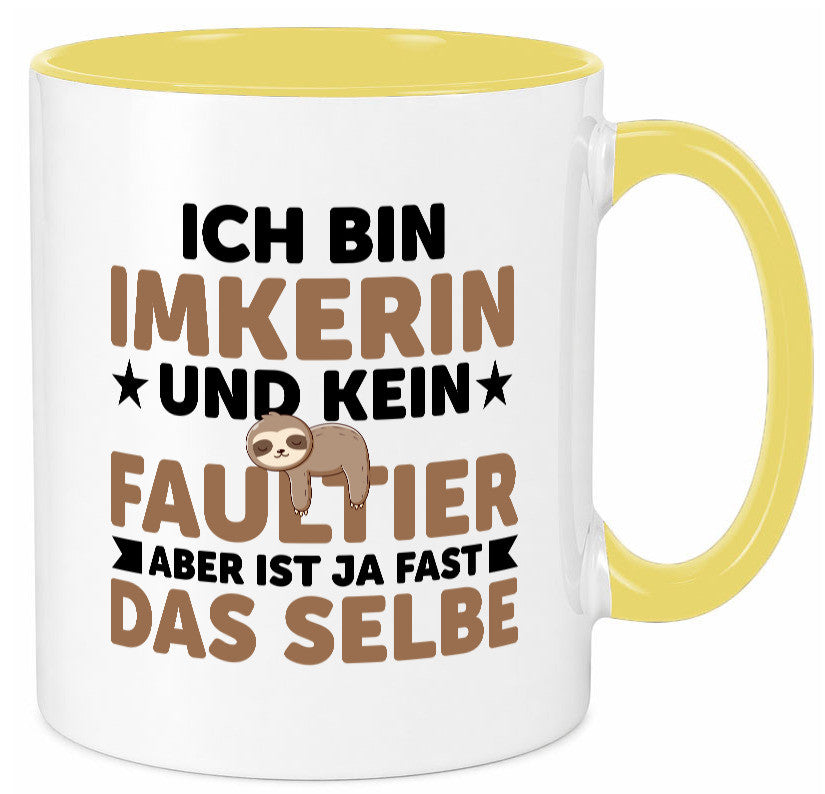 Ich bin kein Faultier: Imkerin | Imkerei v2 lustiger Spruch Geschenk