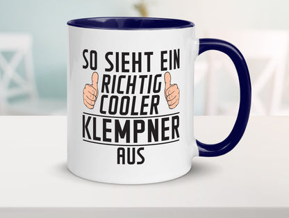 Richtig Cooler Klempner | Beruf klempnern Humor Arbeit Kollegen Büro