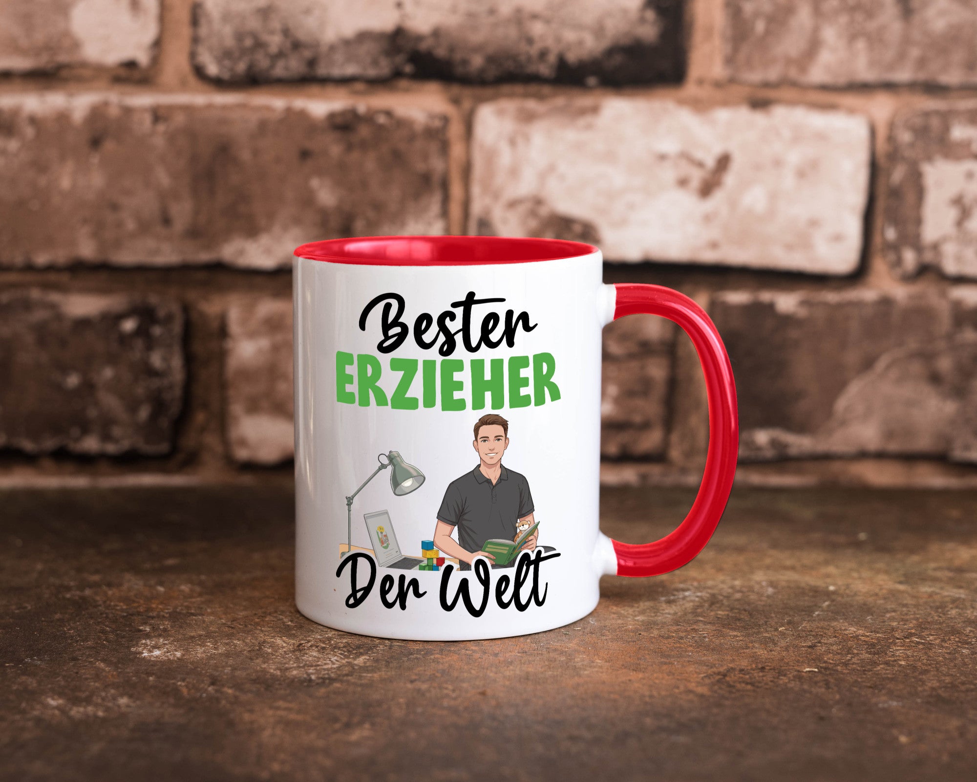 Bester Erzieher | Pädagoge Schule v2 Geschenk Humor Geschenkidee lustiger