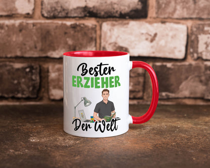 Bester Erzieher | Pädagoge Schule v2 Geschenk Humor Geschenkidee lustiger