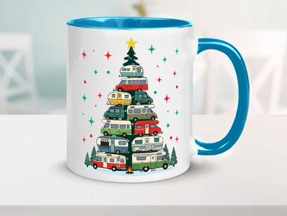 Camper | Camping Weihnachten Fahrzeuge Baumlichter v2 lustig Humor Geschenkidee