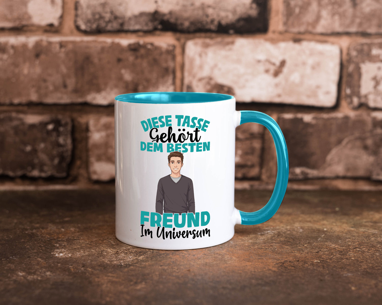 Im Universum: Freund | Beziehung Partner Liebe Geschenk Humor Geschenkidee