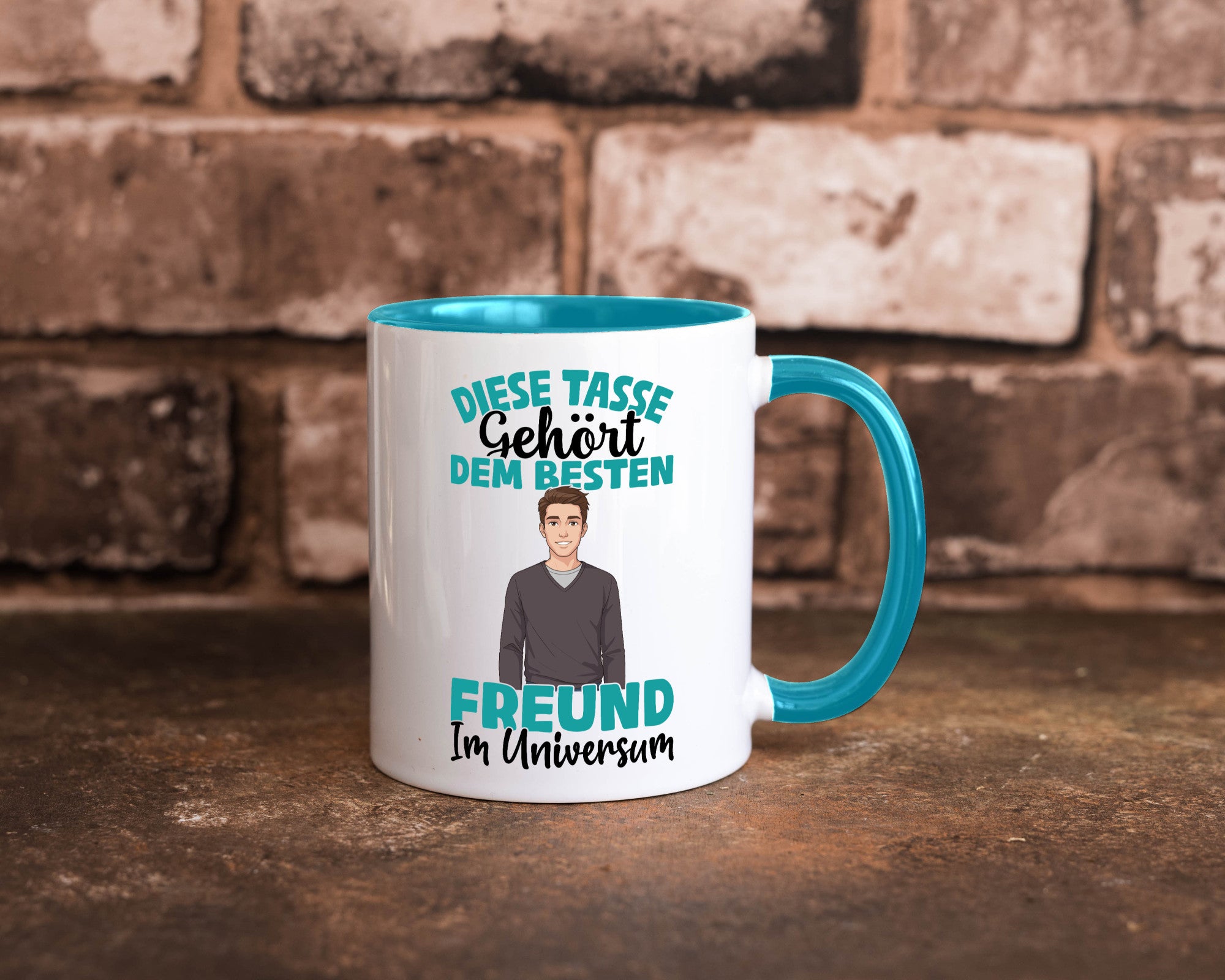 Im Universum: Freund | Beziehung Partner Liebe Geschenk Humor Geschenkidee