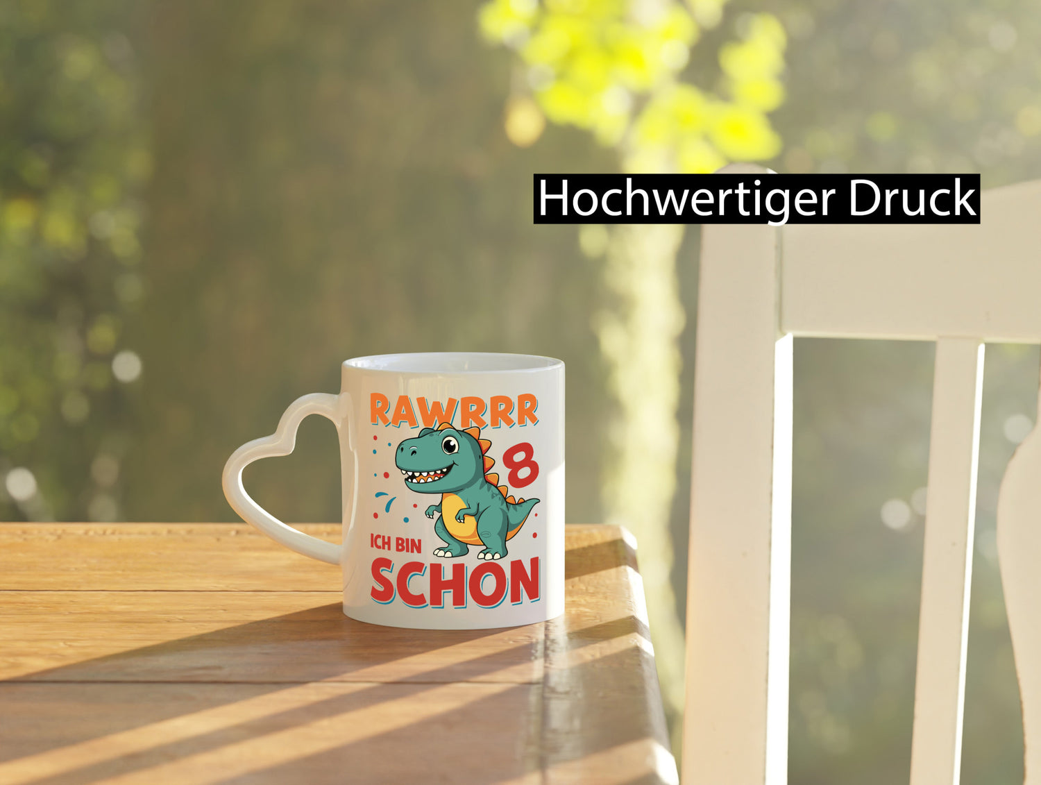 8. Geburtstag | 8 Jahre Raw ich bin schon T-Rex Geschenk Geschenkidee lustiger