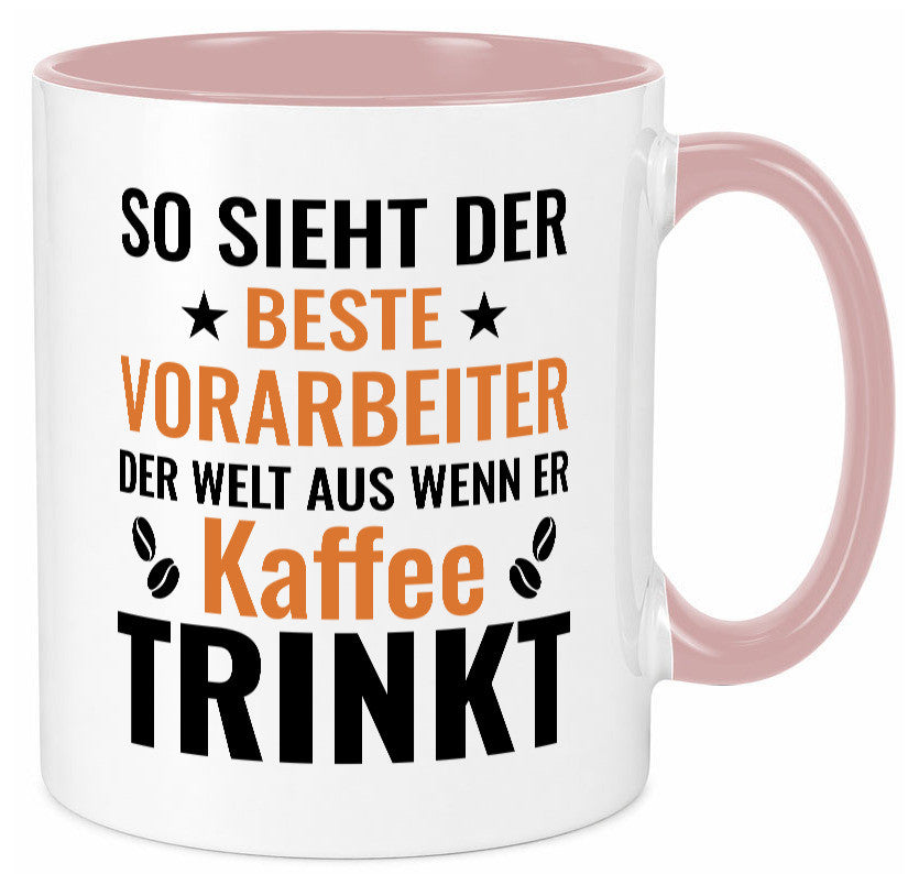 Kaffee trinkt: Vorarbeiter | Kollege Teamleiter Geschenk Arbeit Kollegen Büro
