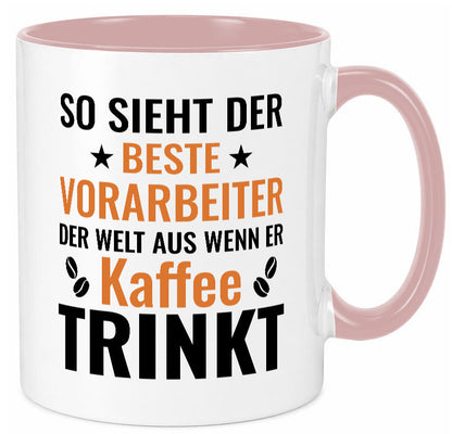 Kaffee trinkt: Vorarbeiter | Kollege Teamleiter Geschenk Arbeit Kollegen Büro