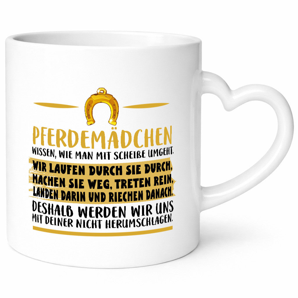 Pferdemädchen | Reiterin Tasse Pferdebesitzerin Geschenk Humor Geschenkidee