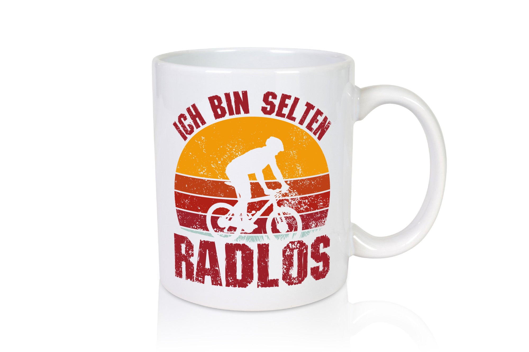 Ich bin Selten Radlos | Radfahrer Mountainbike Humor Geschenkidee Tasse
