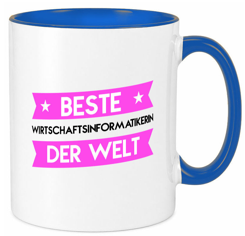 Beste Wirtschaftsinformatikerin | Wirtschaft Informatik Humor Geschenkidee Tasse