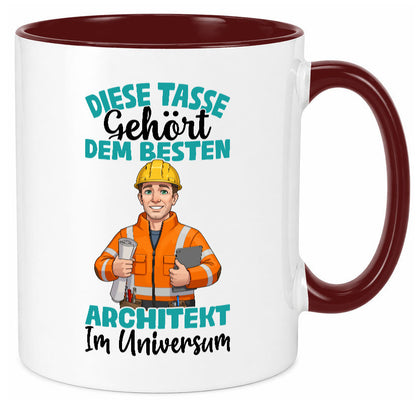 Im Universum: Architekt | Architektur Büro Humor Arbeit Kollegen Geschenkidee