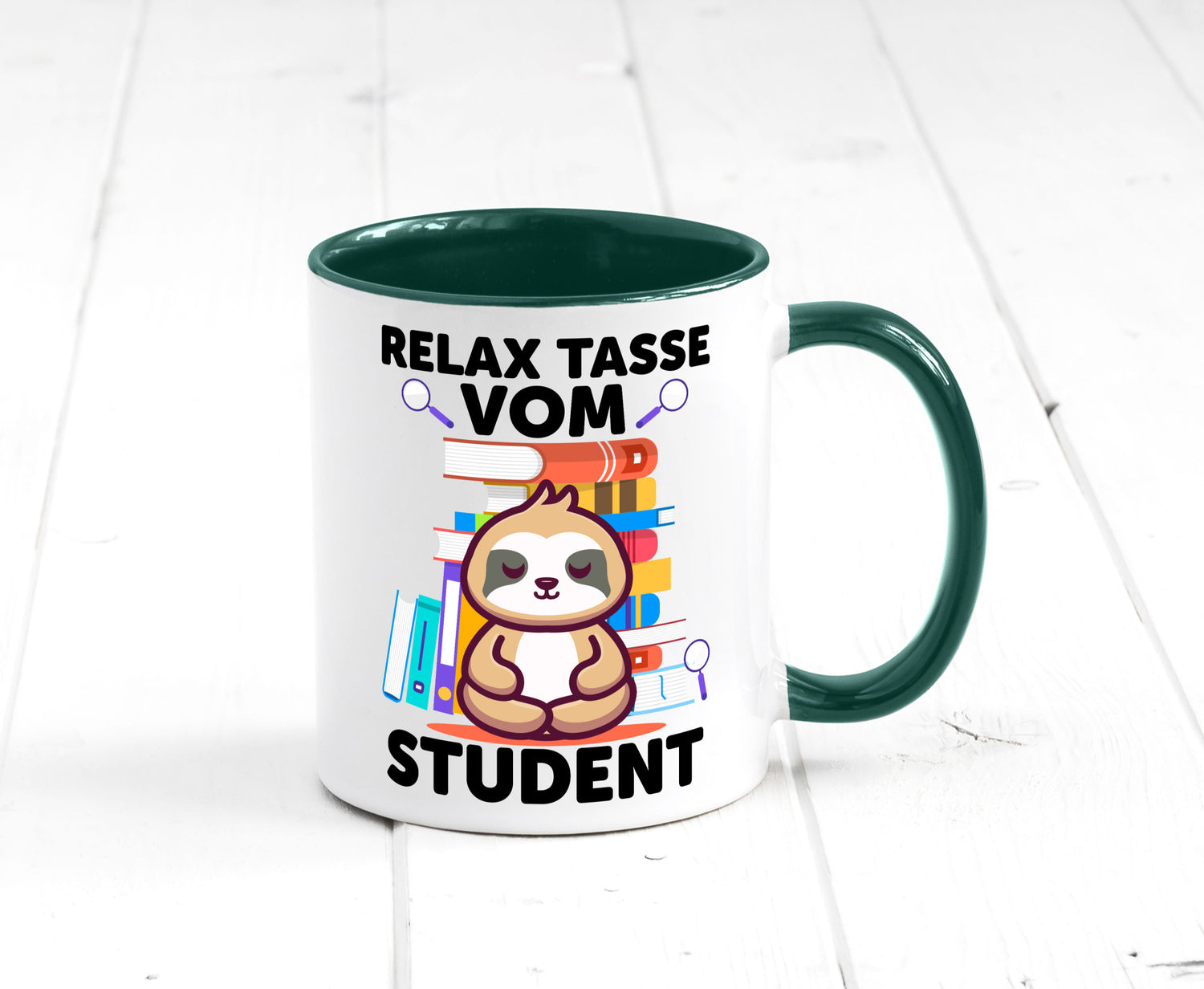 Relax Tasse: Student | Universität Uni Studium lustiger Spruch Geschenk Humor