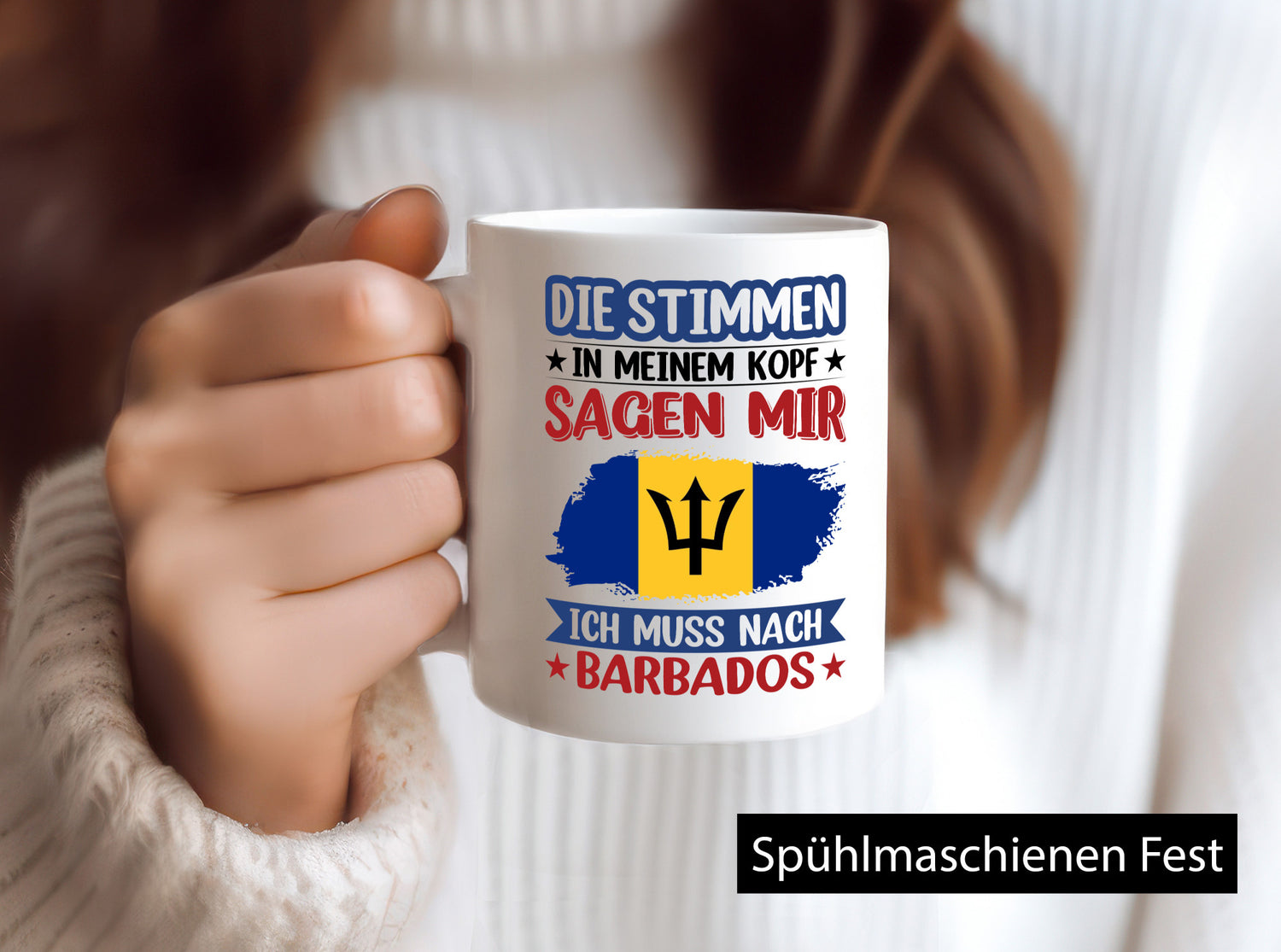 Barbados | Urlaub Stimmen in meinem Kopf Traumland lustiger Spruch Geschenk