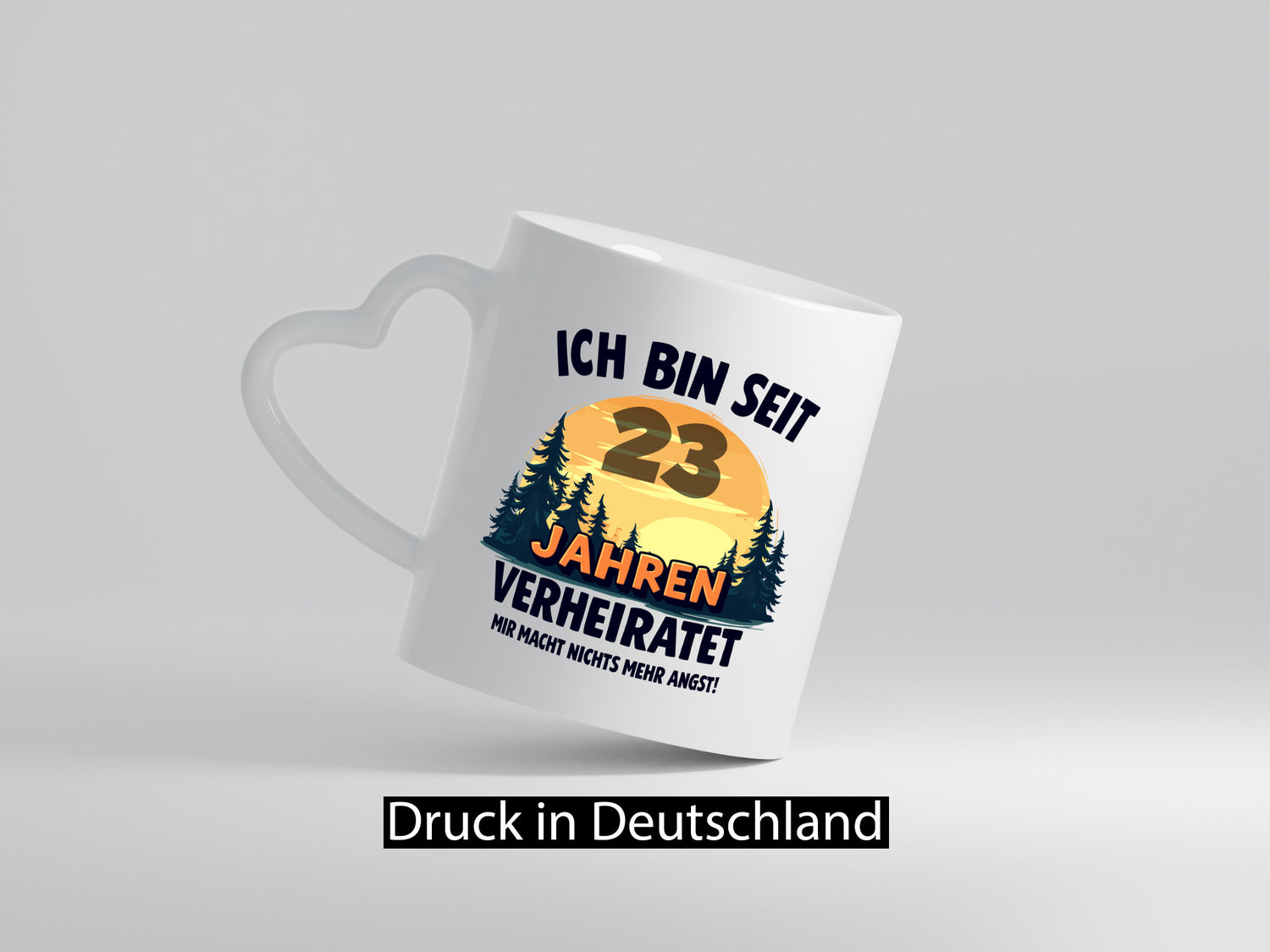 Ich bin Verheiratet | 23. Hochzeitstag Ehepaar v2 Geschenkidee Humor Tasse