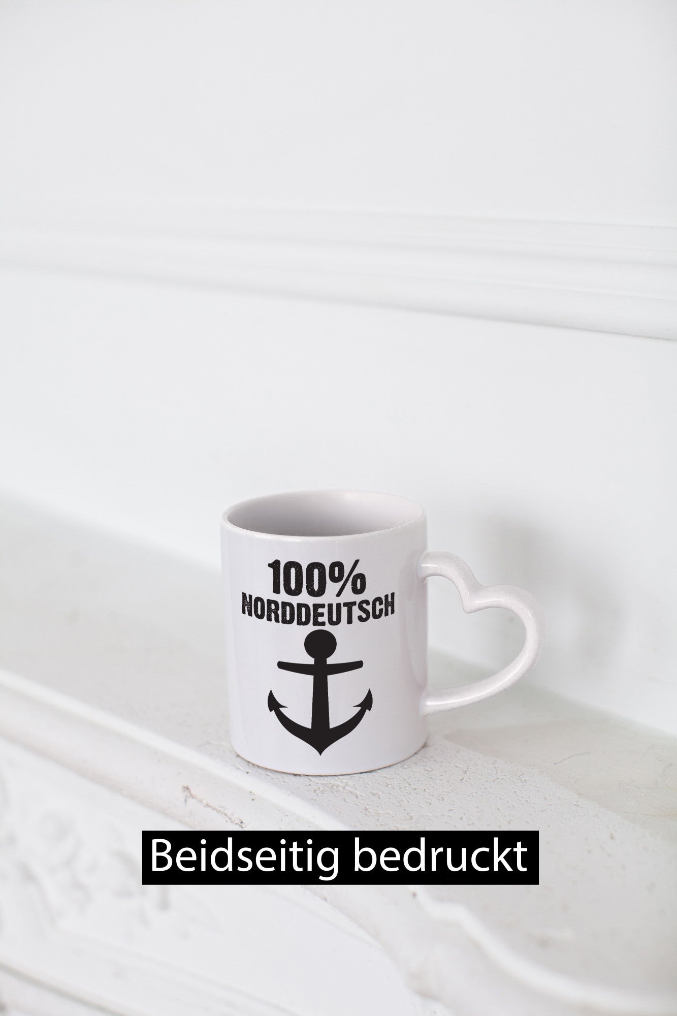100% Norddeutsch | Norddeutscher Tasse Nordlicht Geschenk Humor Geschenkidee