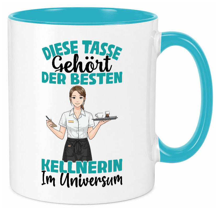 Im Universum: Kellnerin | Beruf kellnern Bedienung Geschenkidee Arbeit Kollegen