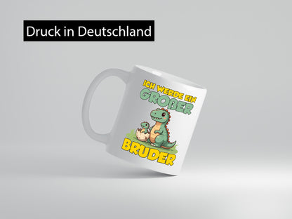 Ich werde großer Bruder | Dinosaurier Big Brother lustig Humor Geschenkidee