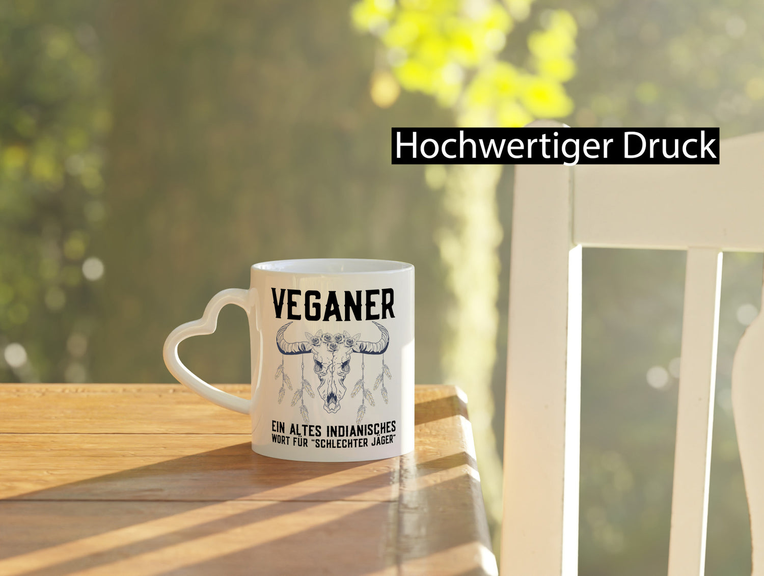 Veganer | schlechter Jäger Witz Indianer Sprichwort lustiger Spruch Geschenk