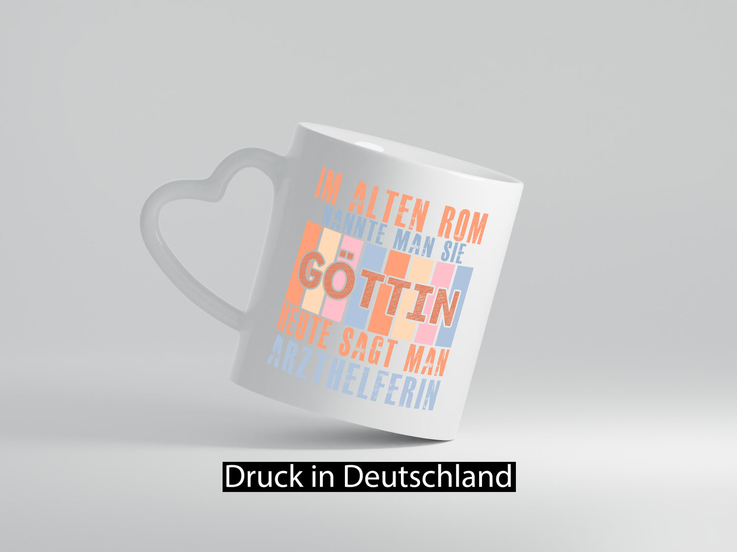 Heute sagt man: Arzthelferin | Fachangestellte Medizin Humor Geschenkidee Tasse