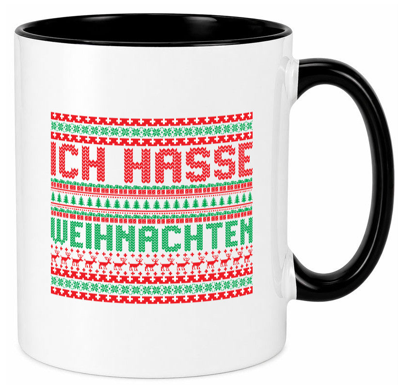 Ich Hasse Weihnachten | Ugly Christmas anti v2 Humor Geschenkidee Tasse