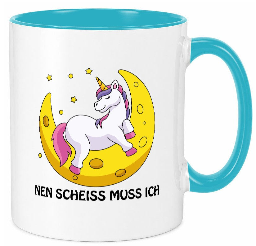 Nen Scheiss muss ich Geschenkidee Humor Tasse