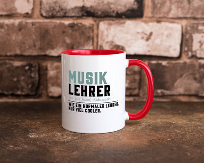 Musiklehrer | Lehrer Unterricht Lieblingslehrer Geschenkidee Humor Tasse