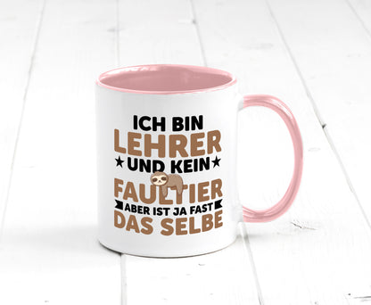 Ich bin kein Faultier: Lehrer | Schule Beruf Schüler Humor Arbeit Kollegen Büro