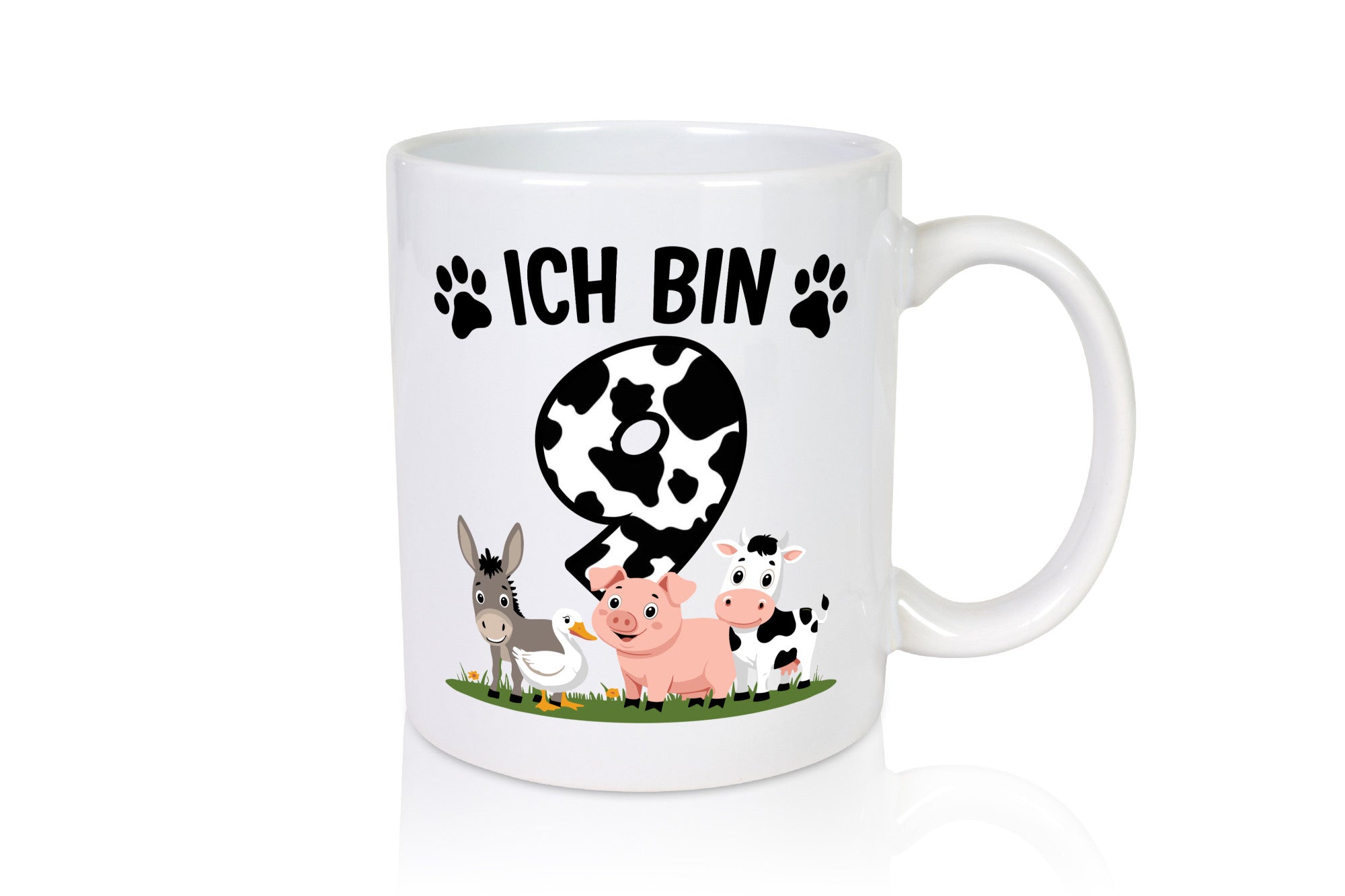 9 Geburtstag | Jahre Farmer Kind lustiger Spruch Geschenk Geschenkidee Tasse