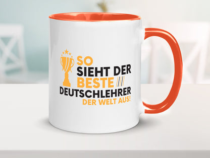 Der Weltbeste Deutschlehrer | Lehrer Schule lustiger Spruch Geschenk Humor