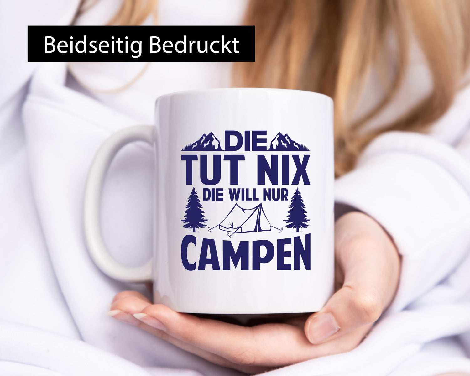 Tut Nix | Zelt Campen Geschenk Humor Geschenkidee lustiger Spruch Tasse