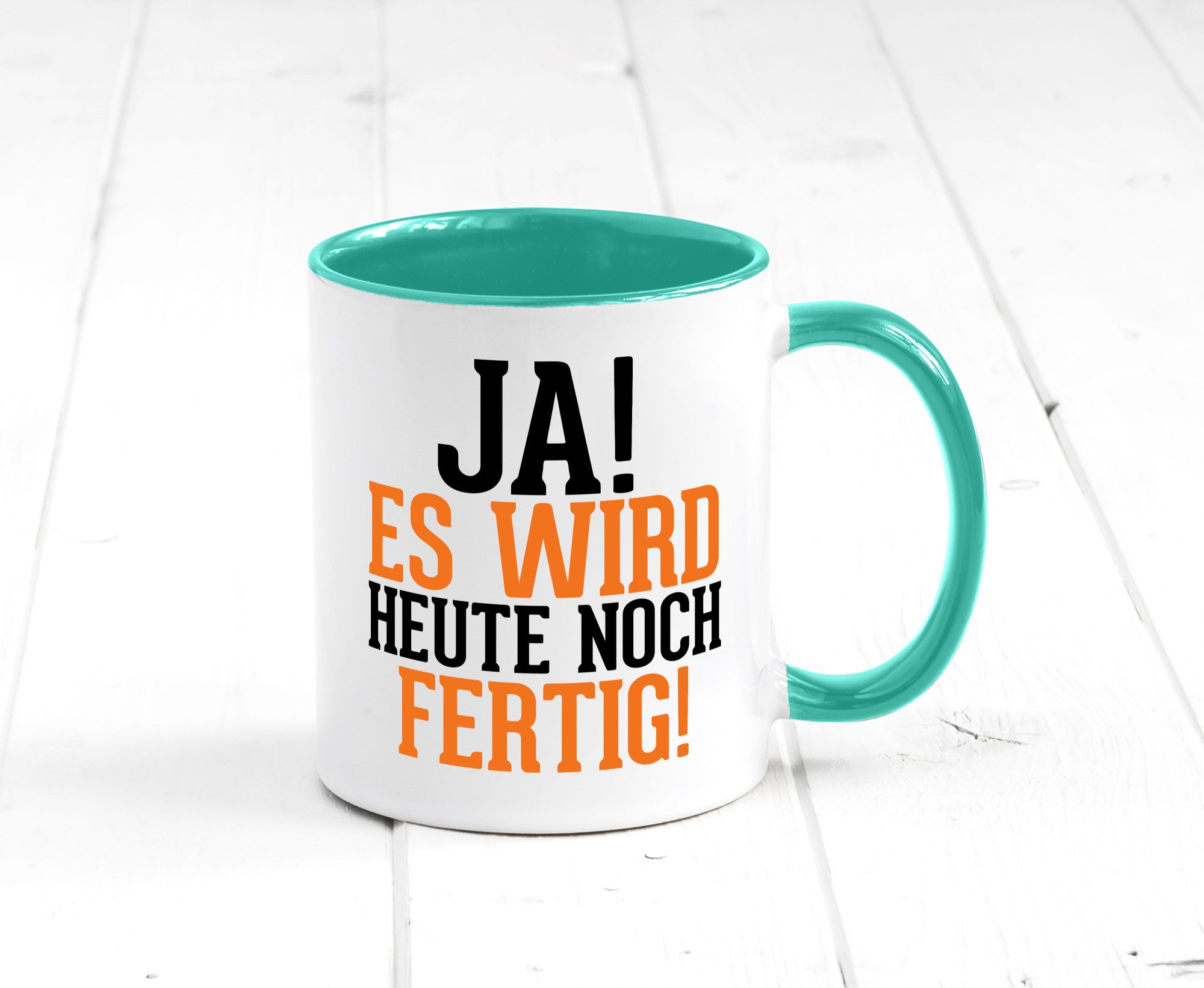 Ja es wird heute noch fertig | Arbeit Kollegen Werkstatt Humor Büro