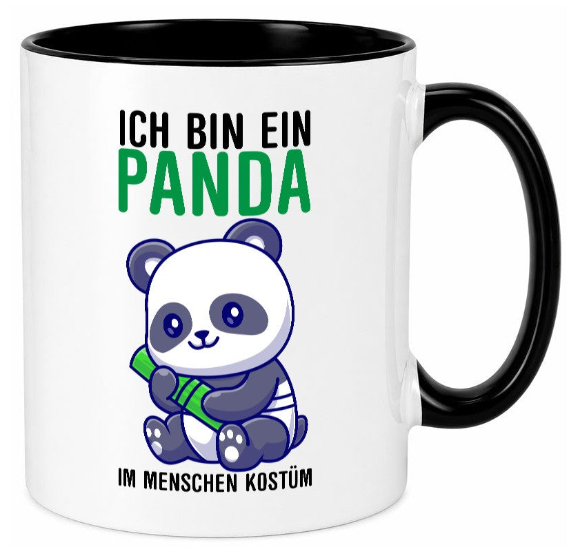 Ich bin ein Panda | Pandabär Kinder v2 Geschenkidee Humor Tasse