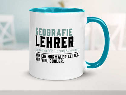 Geographielehrer | Lehrer Unterricht Lieblingslehrer lustiger Spruch Geschenk