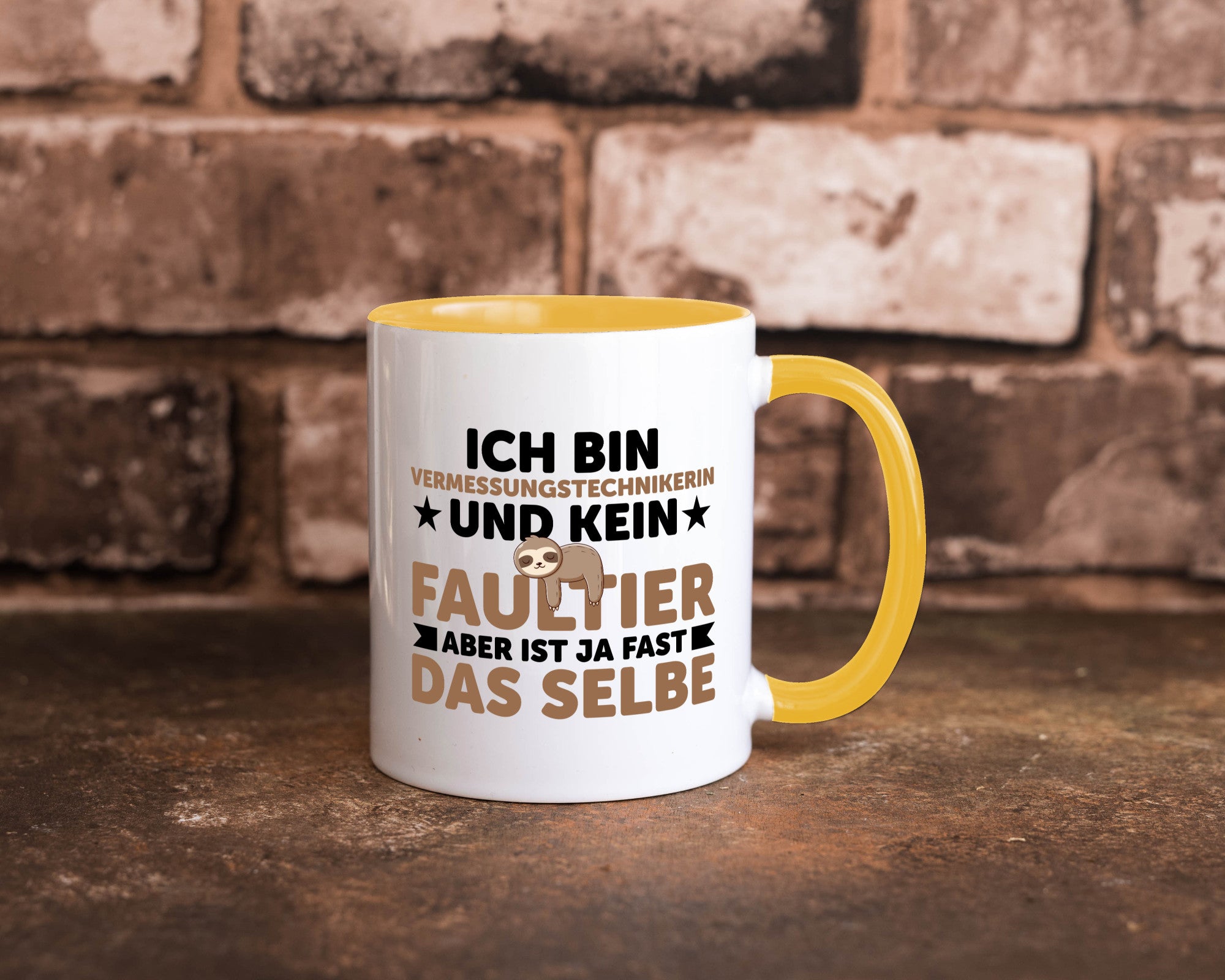 Ich bin kein Faultier: Vermessungstechnikerin | Techniker v2 lustiger Spruch