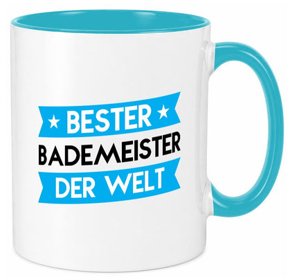 Bester Bademeister | Rettungsschwimmer Humor Geschenkidee Tasse