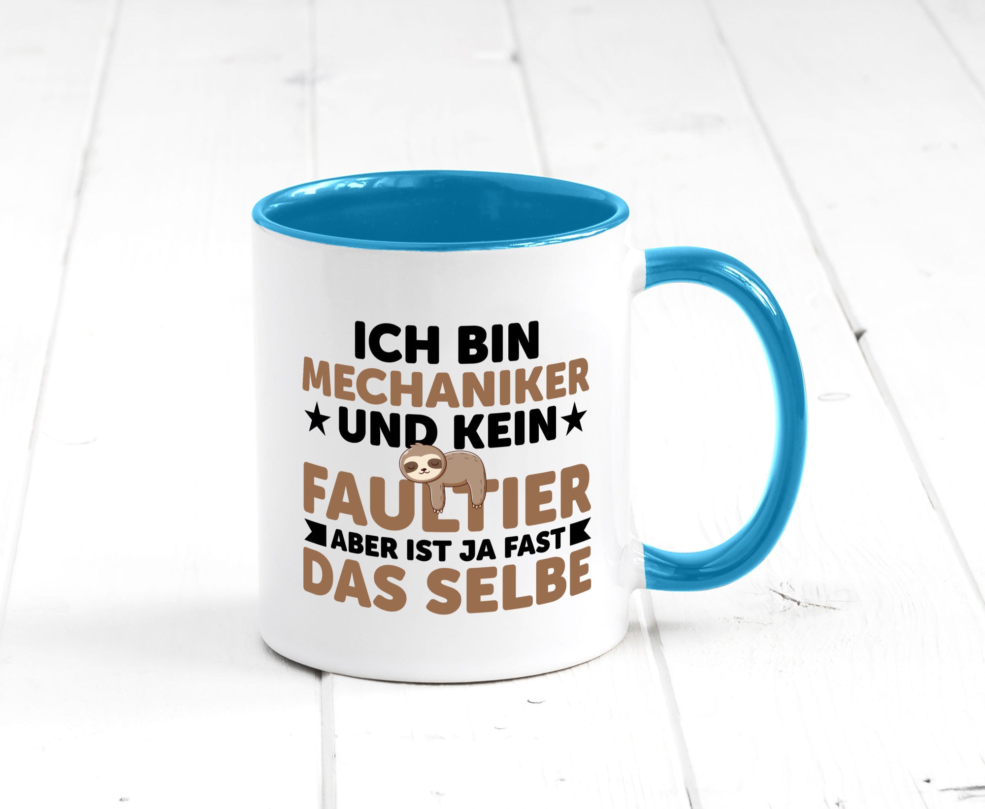 Ich bin kein Faultier: Mechaniker | KFZ Werkstatt Humor Tierliebhaber