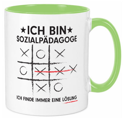 Löse Probleme: Sozialpädagoge | Pädagoge Humor Geschenkidee Tasse