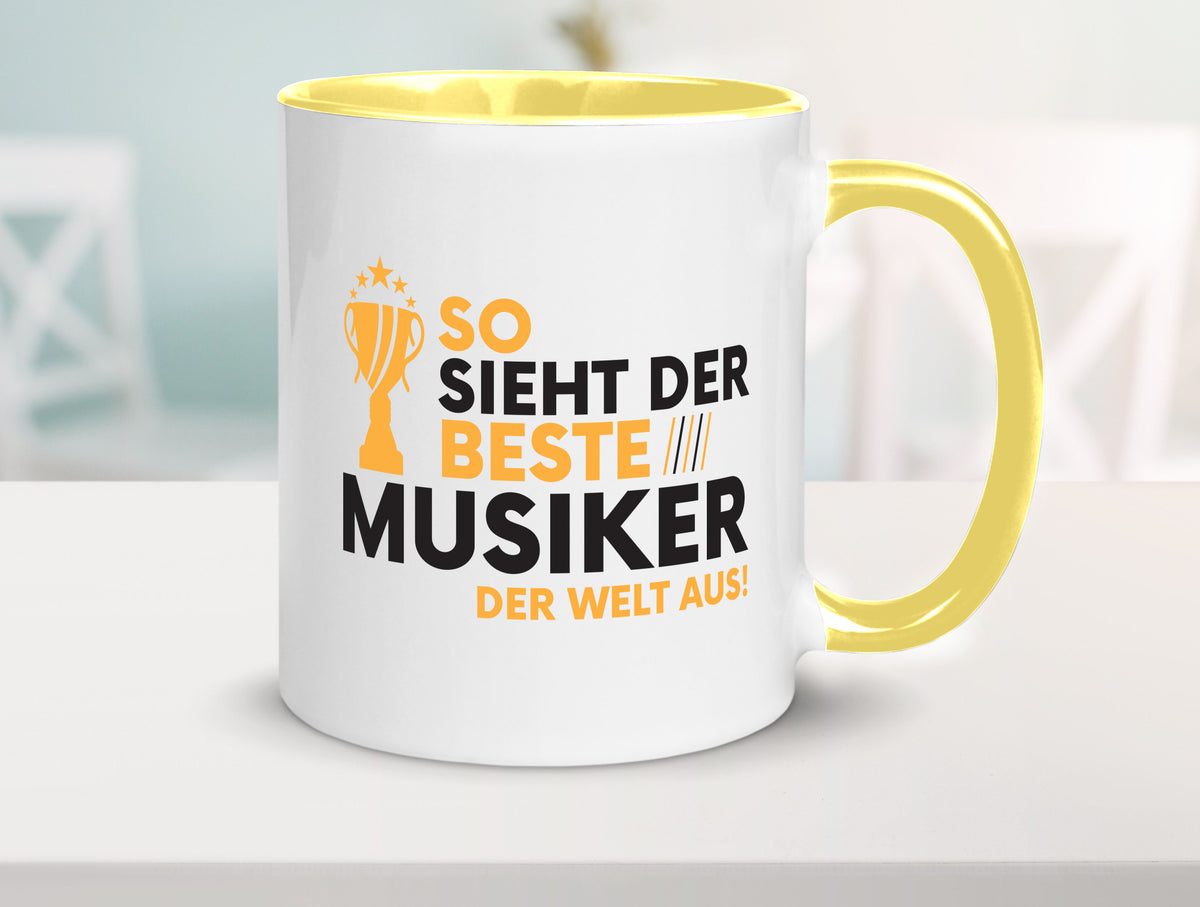 Der Weltbeste Musiker | Musik Musikant lustig Humor Geschenkidee Geschenk Tasse